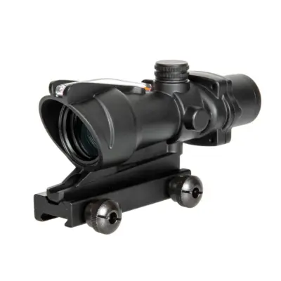 Replika lunety 4x32 ze światłowodem - czarna EVG-10-030720-00 asgbox.pl Replika lunety 4x32 ze światłowodem - czarna EVG-10-030720-00 asgbox.pl