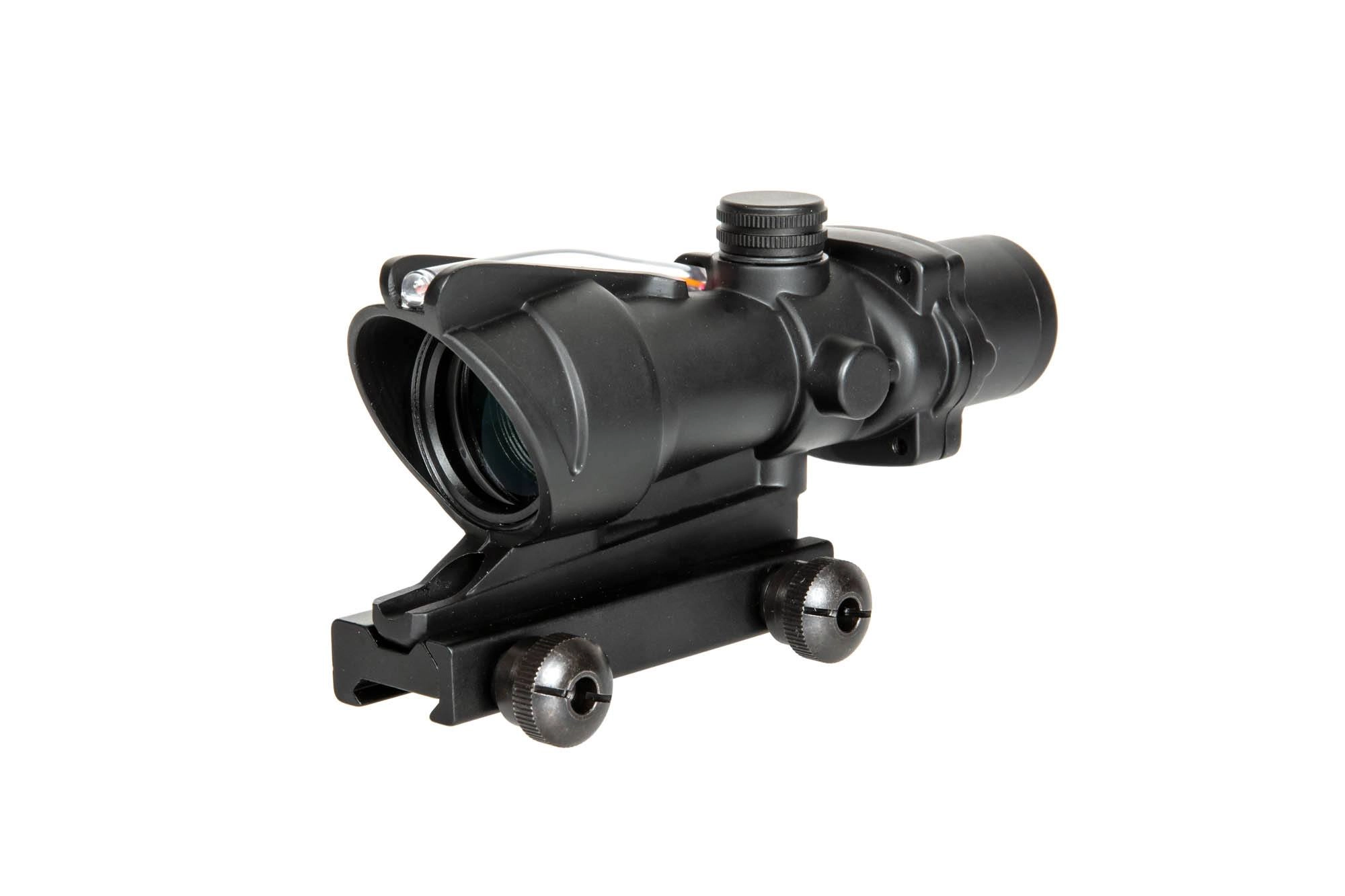 Replika lunety 4x32 ze światłowodem - czarna EVG-10-030720-00 asgbox.pl Replika lunety 4x32 ze światłowodem - czarna - obrazek 4