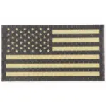 asgbox.pl - Naszywka IR - Flaga USA lewa - tan