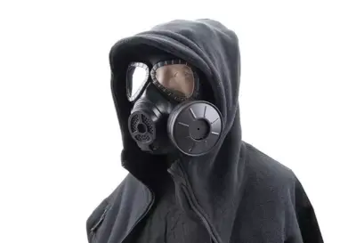 Replika maski p-gaz z systemem chłodzenia - czarny - obrazek 5