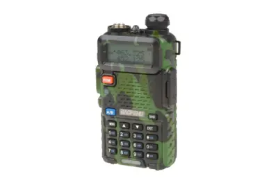 Ręczna, dwukanałowa radiostacja Baofeng UV-5R - krótka bateria (VHF / UHF) - camo - obrazek 4