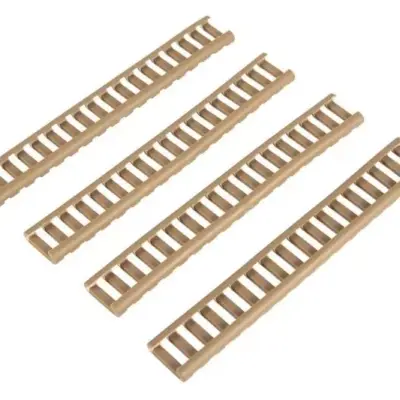 Alternative view of Zestaw 4 osłon na szyny RIS - Tan