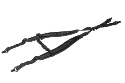 Szelki taktyczne 4-punktowe LH - czarne - obrazek 4