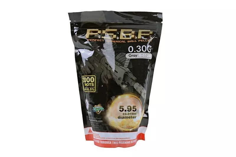 Kulki P.S.B.P. 0,30g 2000szt - szare OD-G-GIG-16-007950-00 asgbox.pl 30g 2000szt - szare