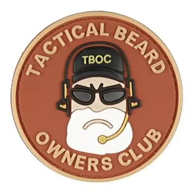 asgbox.pl - Naszywka 3D - TBOC - czerwona