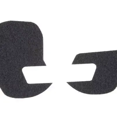 asgbox.pl - Naklejki z rzepami na ochronniki słuchu - czarne