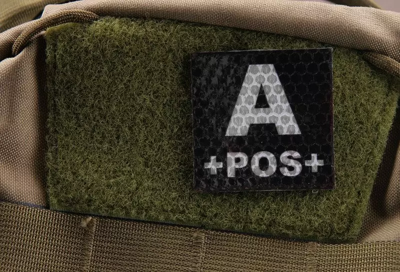 Naszywka IR z grupą krwi: A POS OD-G-KAM-30-002089-00 asgbox.pl Naszywka IR z grupą krwi: A POS - obrazek 4