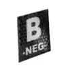 Naszywka IR z grupą krwi: B NEG OD-G-KAM-30-002090-00 asgbox.pl