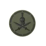asgbox.pl - Naszywka Spartan Helmet PVC - Forest