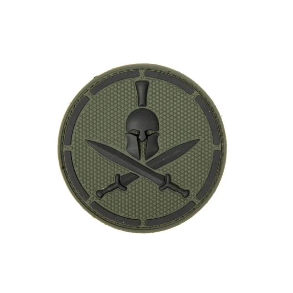 asgbox.pl - Naszywka Spartan Helmet PVC - Forest