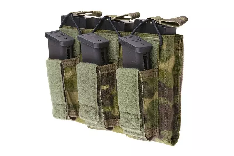 Potrójna ładownica Open Top na magazynki M4/M16 + pistoletowe - Multicam Tropic OD-G-EME-19-019158-00 asgbox.pl Potrójna ładownica Open Top na magazynki M4/M16 + pistoletowe - Multicam Tropic - obrazek 3