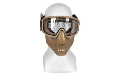 Maska z goglami JT full Face - Dark Earth - obrazek 5