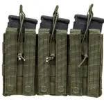 asgbox.pl - Potrójna ładownica typu Open na magazynki M4/M16 Specna Arms Oliwkowa
