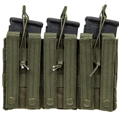 asgbox.pl - Potrójna ładownica typu Open na magazynki M4/M16 Specna Arms Oliwkowa