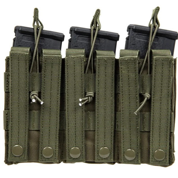 asgbox.pl - Potrójna ładownica typu Open na magazynki M4/M16 Specna Arms Oliwkowa