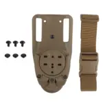 asgbox.pl - Uniwersalny adapter kabury taktycznej 360 stopni Wosport z mocowaniem na pas GB-ACC-22 Tan