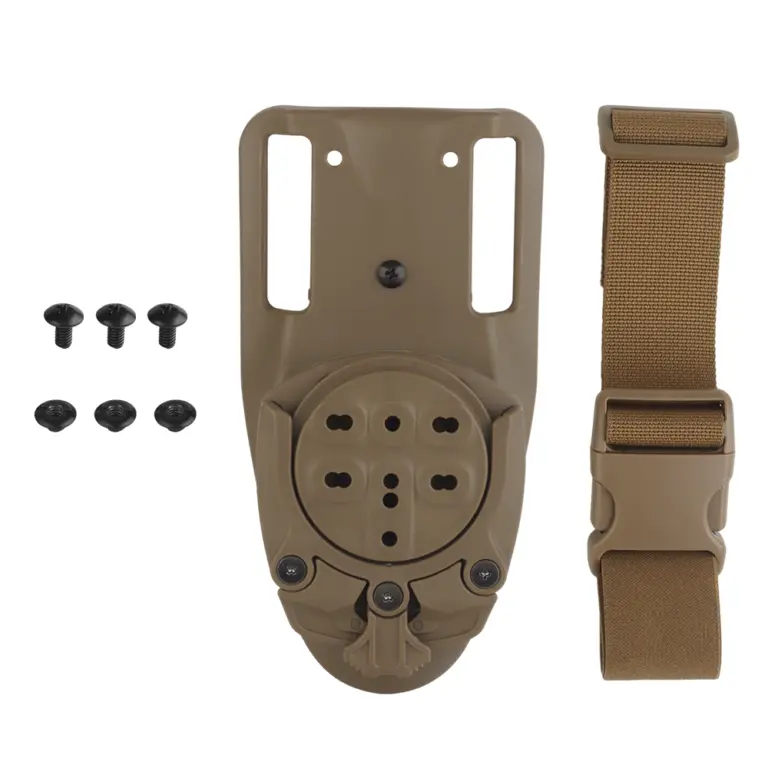 asgbox.pl - Uniwersalny adapter kabury taktycznej 360 stopni Wosport z mocowaniem na pas GB-ACC-22 Tan