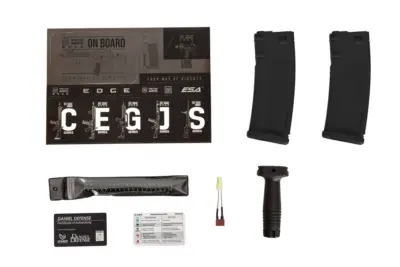 asgbox.pl - Replika karabinka Daniel Defense® MK18 SA-E19 EDGE 2.0™ GATE ASTER - czarna (OUTLET)