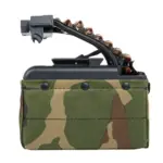 asgbox.pl - Elektryczny magazynek pudełkowy A&K na 2000 kulek do replik typu M249 z imitacją amunicji Woodland