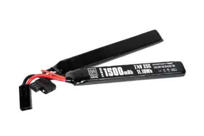 asgbox.pl - Akumulator Li-Po Specna Arms x Gens Ace 1500 mAh 25C 2-modułowy 2S1P 7.4V Tamiya mini G-Tech