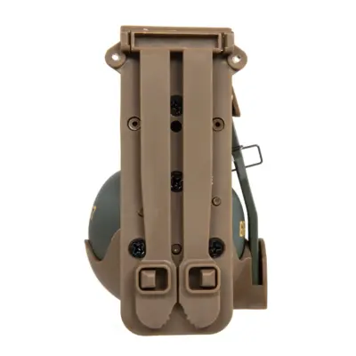 asgbox.pl - Atrapa granatu odłamkowego M67 z ładownicą Tan