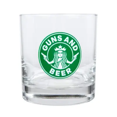 asgbox.pl - Szklanka do małego piwa Lucky Shot - Guns and Beer