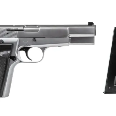 asgbox.pl - Pistolet ASG WE Browning Hi Power MK III - Srebrny