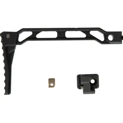 asgbox.pl - Szkieletowa kolba AB-8R do replik AK - Czarny