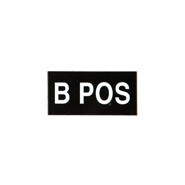 asgbox.pl - Naszywka - Typ Krwi - B POS
