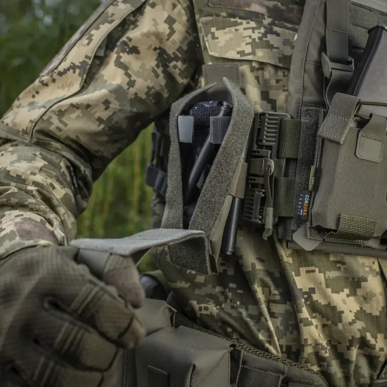 asgbox.pl - Ładownica M-Tac na opaskę uciskową zamknięta Ranger Green