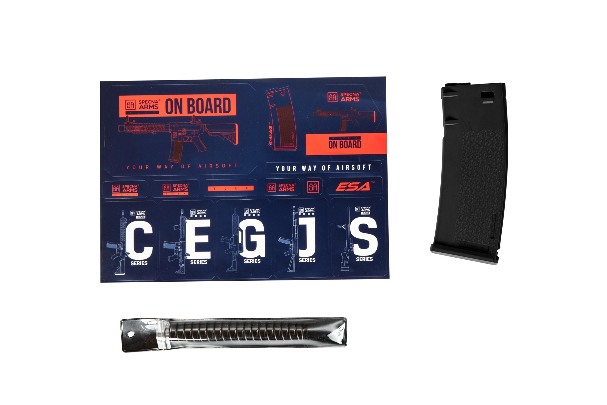 Replika karabinka SA-F02 FLEX™ - czarna OD-G-SPE-01-034210-00 asgbox.pl asgbox.pl - Replika karabinka SA-F02 FLEX™ - czarna