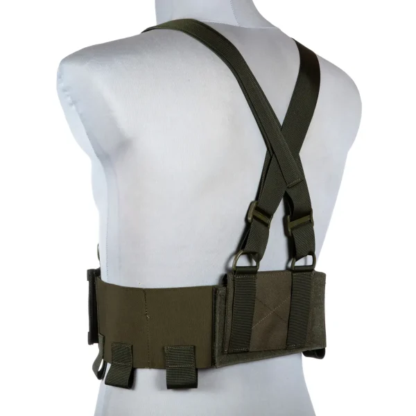 asgbox.pl - Kamizelka Low-Vis typu Chest Rig - Oliwkowy
