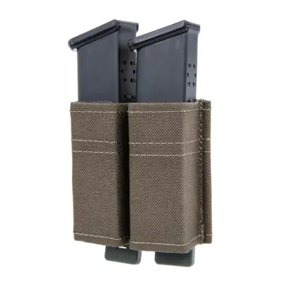 asgbox.pl - Podwójna ładownica na magazynki pistoletowe Wosport Ranger Green