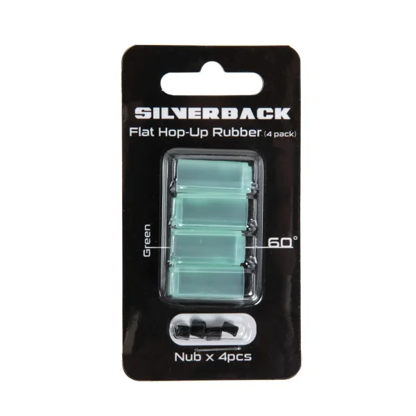 asgbox.pl - Zestaw 4 gumek Hop-Up  Silverback 60° SRS/TAC-41 (wersja silikonowa)