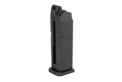 asgbox.pl - Magazynek green gas 20 kulek East Crane do replik typu Glock 19 MA016 Czarny