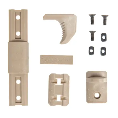 asgbox.pl - Modułowy chwyt Double Bell Hand Stop Kit na szynę MLOK Tan