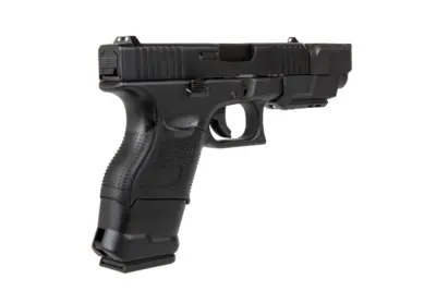 asgbox.pl - Replika pistoletu 724C Advanced Full Auto (Green Gas) - Czarna