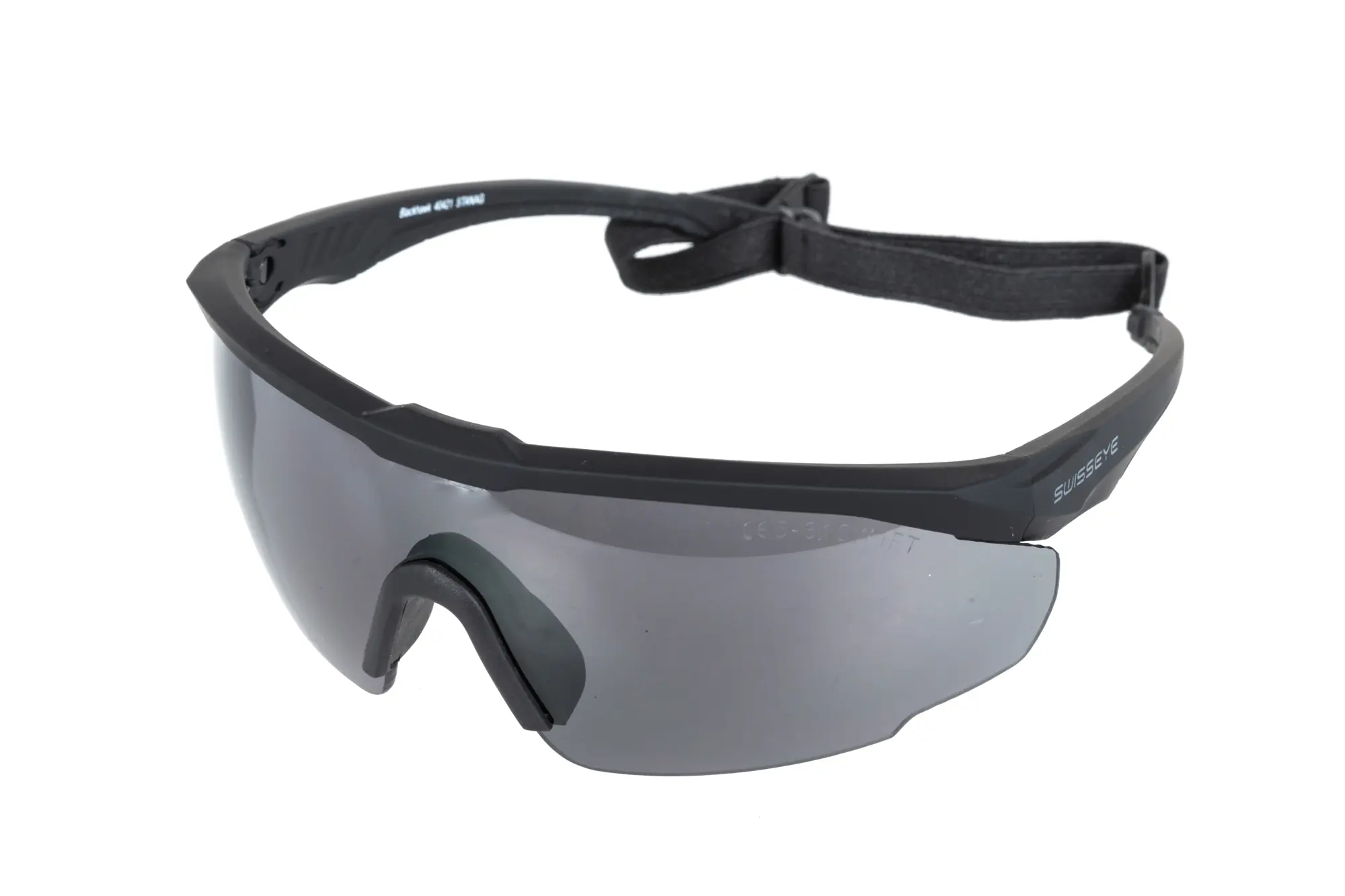 Okulary ochronne Swiss Eye Blackhawk Czarne OD-G-SWE-41-046259-00 asgbox.pl asgbox.pl - Okulary ochronne Swiss Eye Blackhawk Czarne