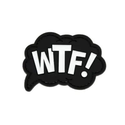 asgbox.pl - Naszywka PVC - WTF !