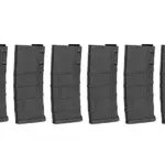 asgbox.pl - Zestaw 6 magazynków Real-cap do replik M4/M16 - Czarny