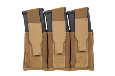 asgbox.pl - Potrójna ładownica magazynkowa z klapą Wosport Coyote Brown