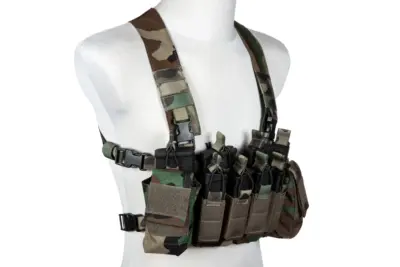 Taktyczny Chest Rig typu D3CRX - Woodland - obrazek 2