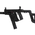 asgbox.pl - Replika pistoletu maszynowego Krytac Kriss Vector z atrapą tłumika dźwięku Czarny