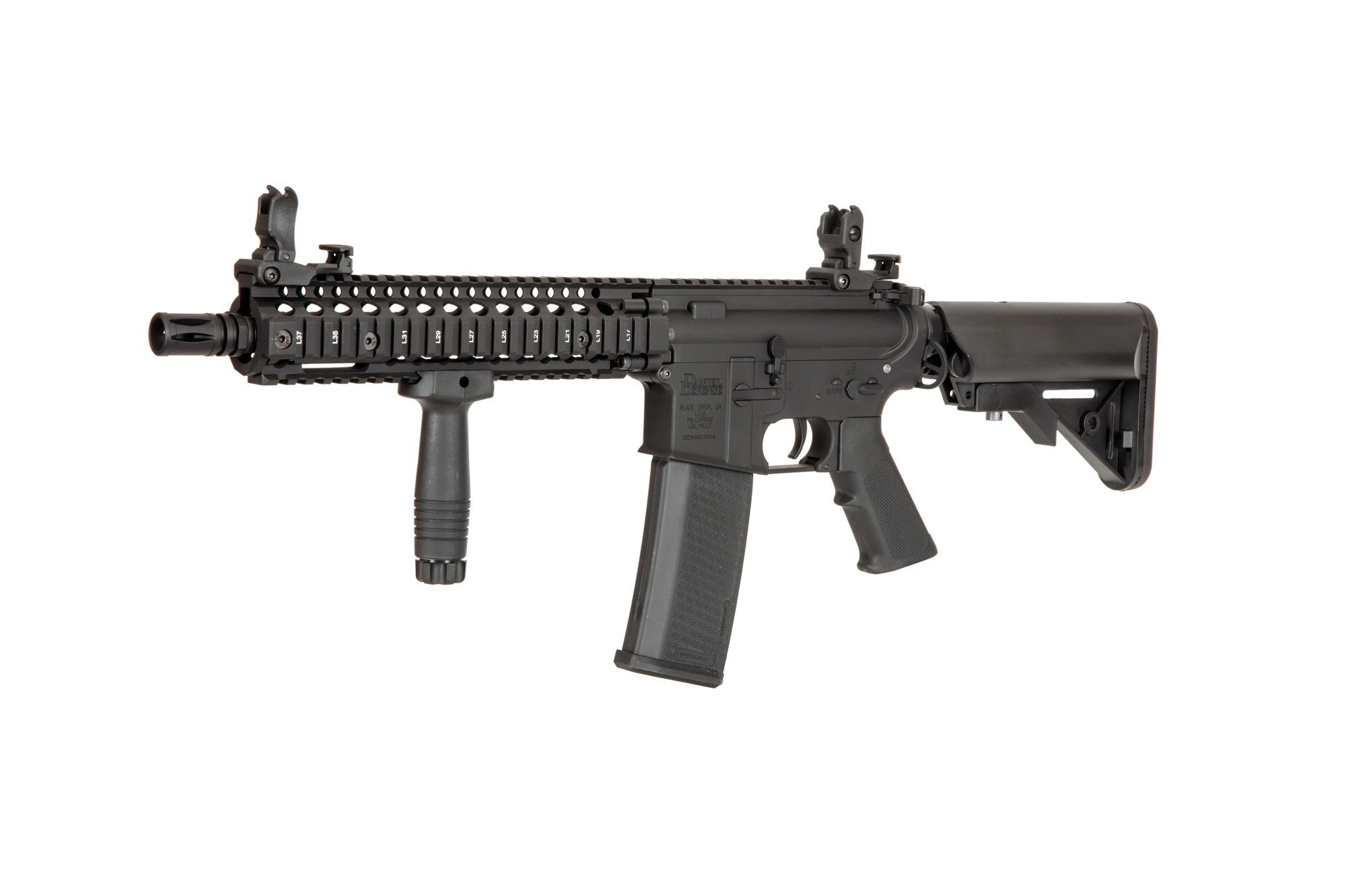Karabinek ASG Specna Arms Daniel Defense® MK18 SA-E19 EDGE™ Kestrel™ ETU 1.14 J Czarny OD-G-SPE-01-044348-00 asgbox.pl Karabinek ASG Specna Arms Daniel Defense® MK18 SA-E19 EDGE™ Kestrel™ ETU 1.14 J Czarny - obrazek 2