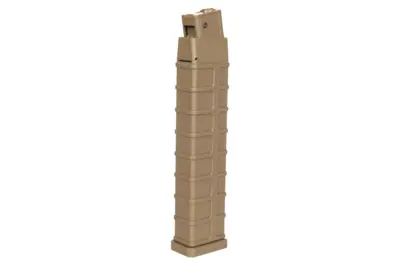 asgbox.pl - Magazynek hi-cap 260 kulek do replik pistoletu maszynowego Mod.D - tan