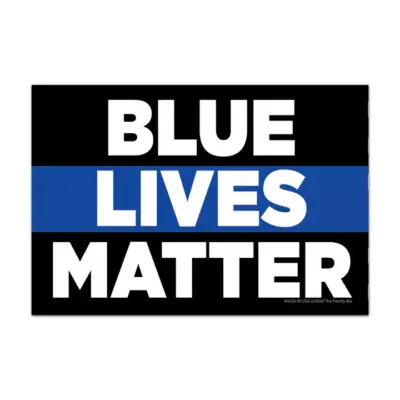 asgbox.pl - Prostokatny magnes - BLUE LIVES MATTER