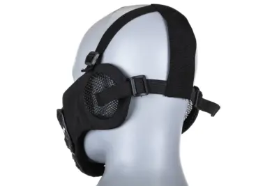 asgbox.pl - Maska Stalker EVO PLUS Fangs Ear Protection Czarny