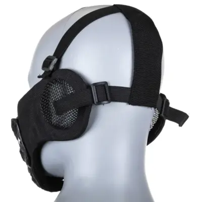 asgbox.pl - Maska Stalker EVO PLUS Fangs Ear Protection Czarny