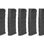 asgbox.pl - Zestaw 5 magazynków Mid-cap 200 Kulek do replik M4/M16 - Czarny