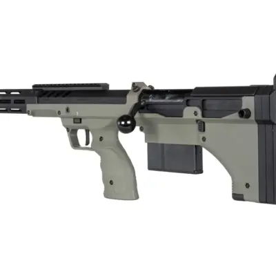 asgbox.pl - Replika karabinu snajperskiego Desert Tech SRS-A2/M2 Covert 16” (leworęczna) Oliwkowa